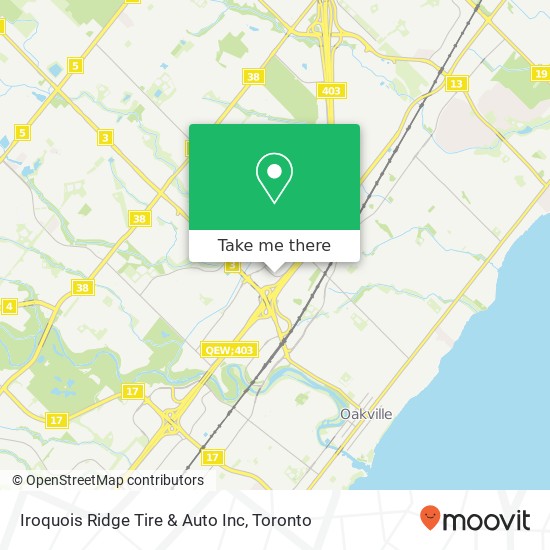 Iroquois Ridge Tire & Auto Inc map