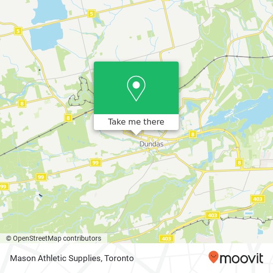 Mason Athletic Supplies map