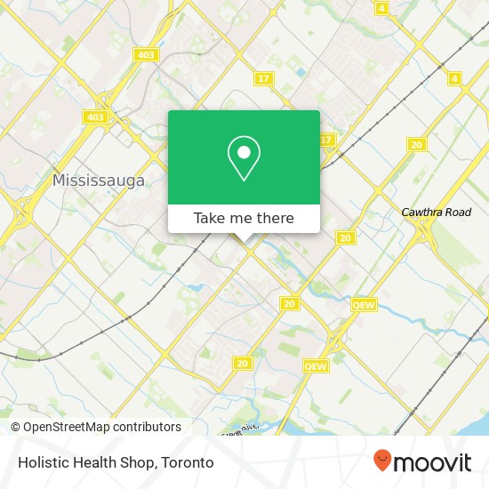 Holistic Health Shop map