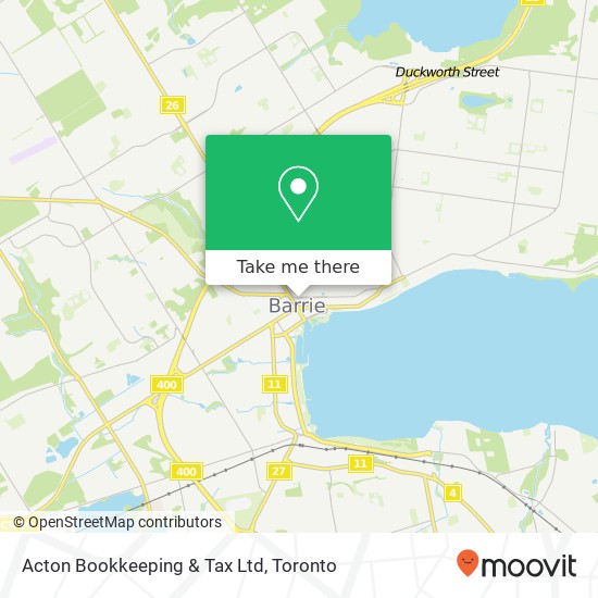 Acton Bookkeeping & Tax Ltd map