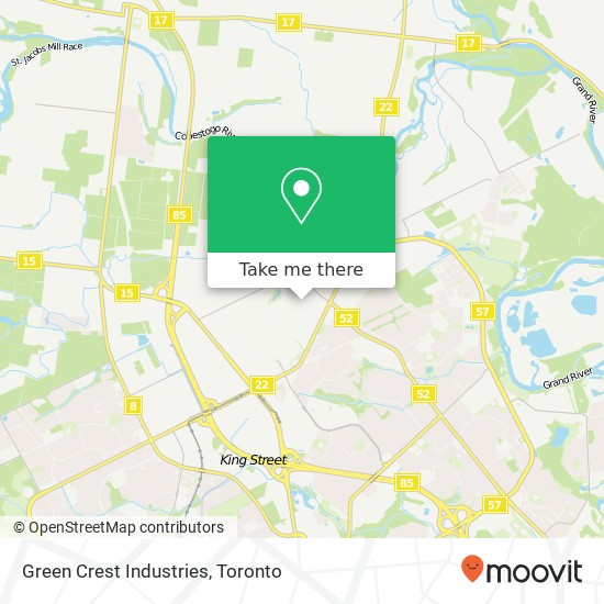 Green Crest Industries map