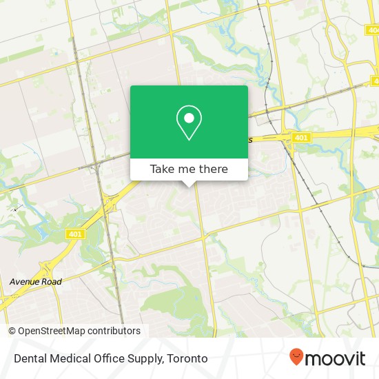Dental Medical Office Supply map