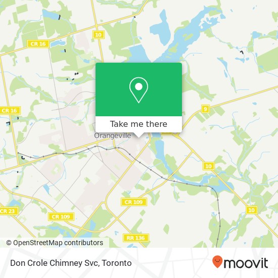Don Crole Chimney Svc map