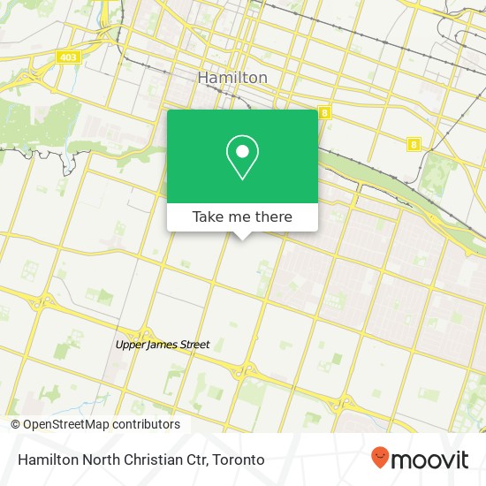 Hamilton North Christian Ctr map