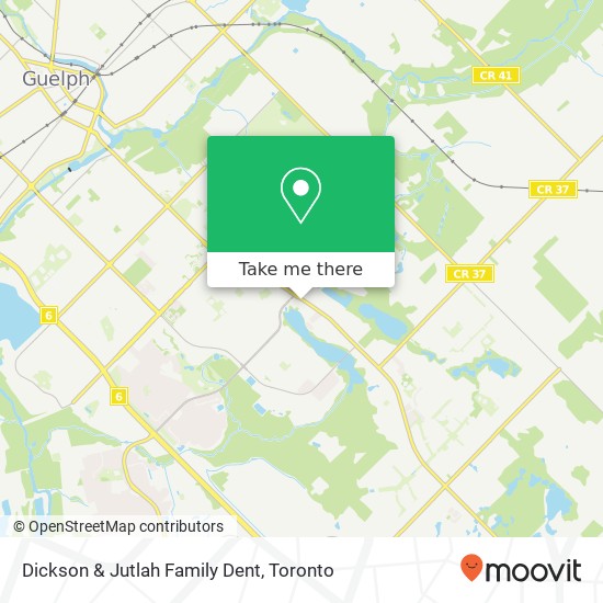 Dickson & Jutlah Family Dent map