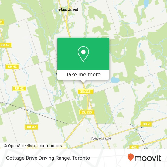 Cottage Drive Driving Range plan
