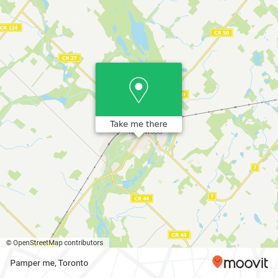 Pamper me map