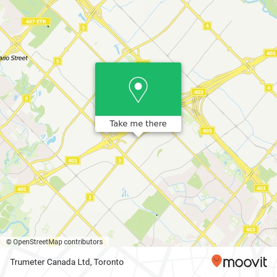 Trumeter Canada Ltd map