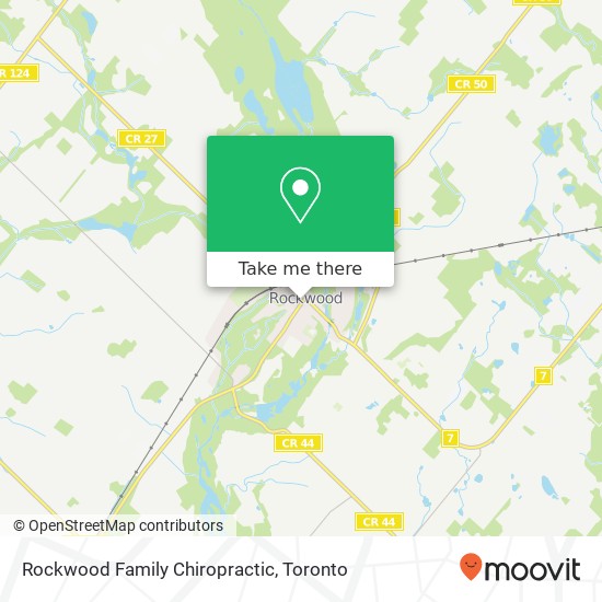 Rockwood Family Chiropractic map