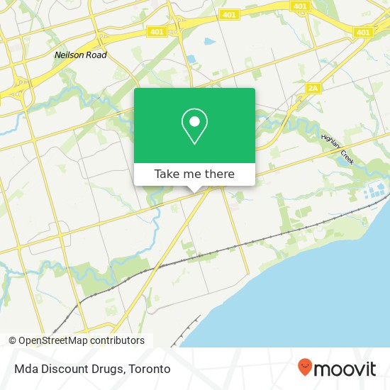 Mda Discount Drugs map