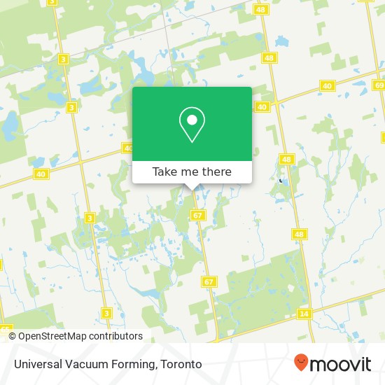 Universal Vacuum Forming map