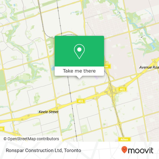 Ronspar Construction Ltd map
