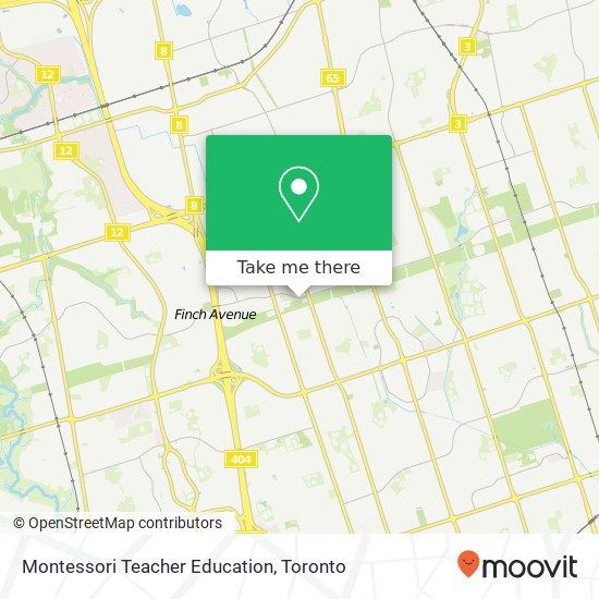 Montessori Teacher Education map