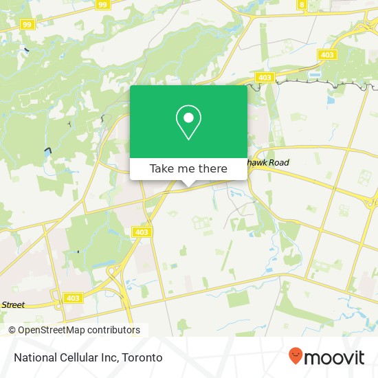 National Cellular Inc map