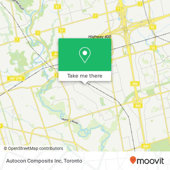 Autocon Composits Inc map