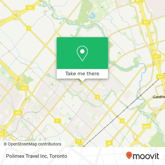 Polimex Travel Inc map