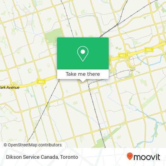 Dikson Service Canada map