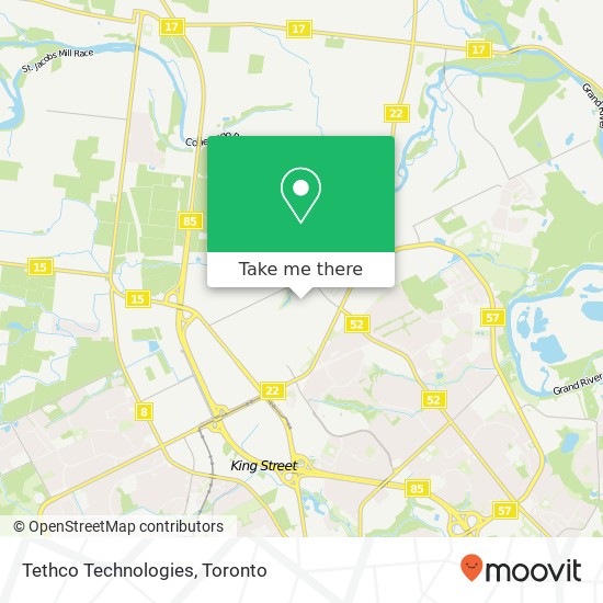 Tethco Technologies map