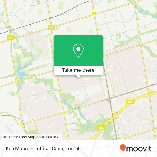Ken Moore Electrical Contr map