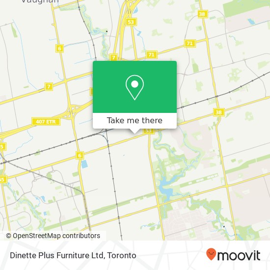 Dinette Plus Furniture Ltd map