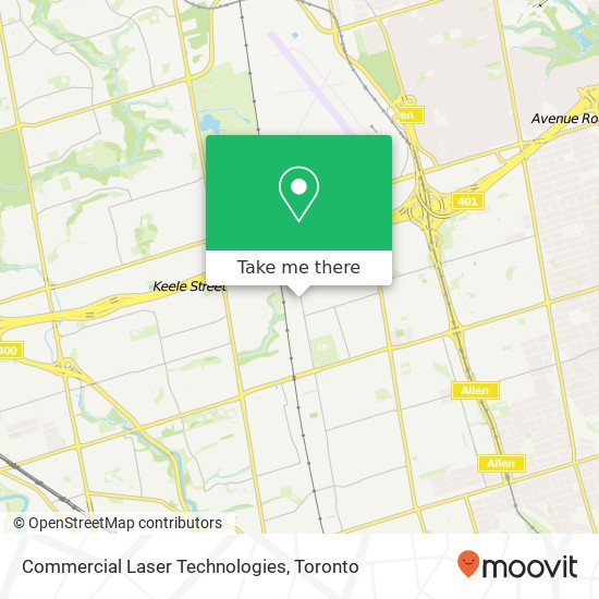 Commercial Laser Technologies map