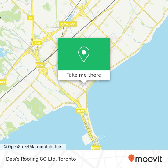 Desi's Roofing CO Ltd map