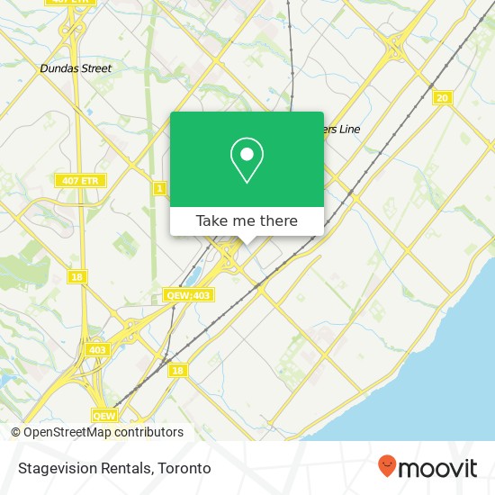 Stagevision Rentals map