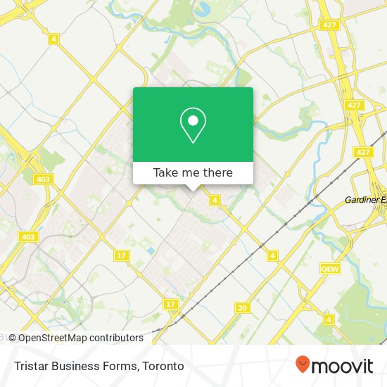 Tristar Business Forms map