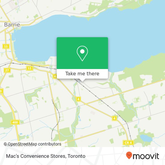 Mac's Convenience Stores map