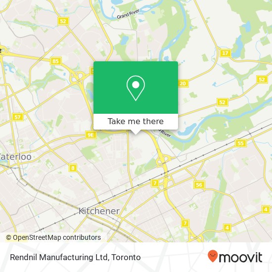 Rendnil Manufacturing Ltd map