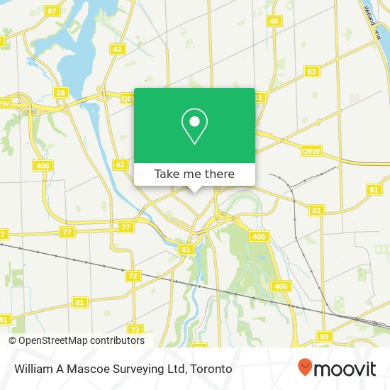 William A Mascoe Surveying Ltd map