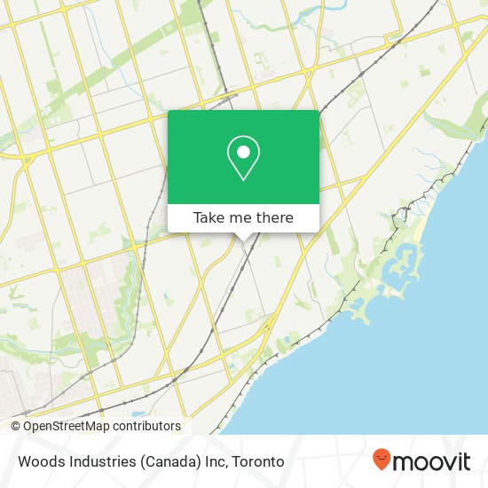 Woods Industries (Canada) Inc map