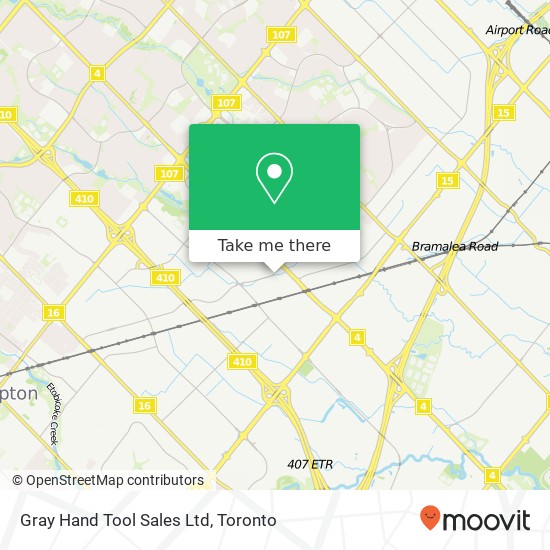 Gray Hand Tool Sales Ltd map