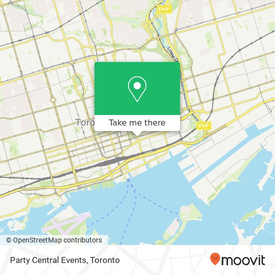 Party Central Events map