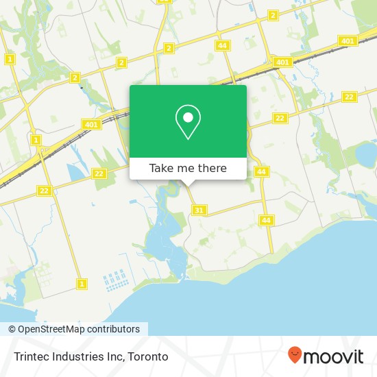 Trintec Industries Inc map