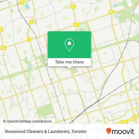 Rosewood Cleaners & Launderers map