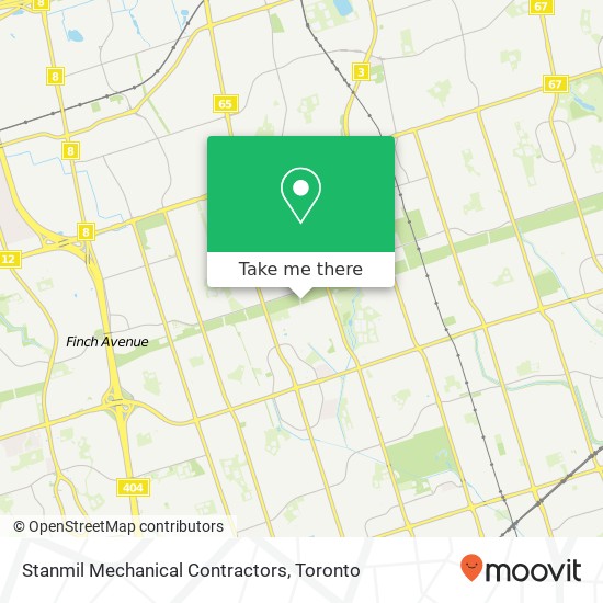 Stanmil Mechanical Contractors map