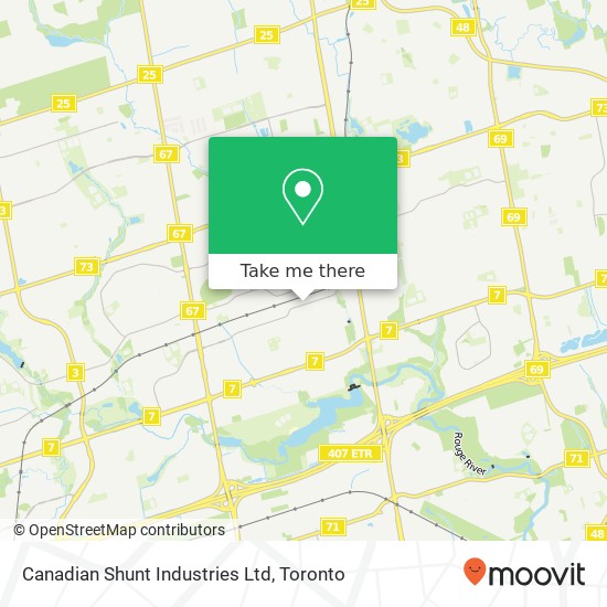 Canadian Shunt Industries Ltd map