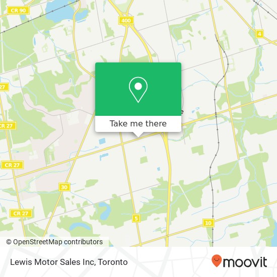 Lewis Motor Sales Inc map