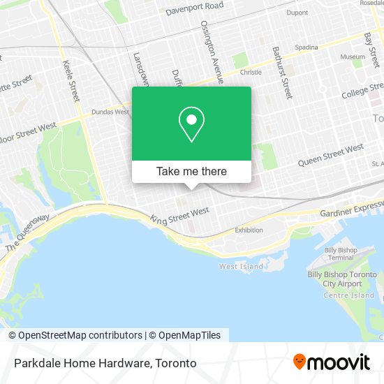 Parkdale Home Hardware map