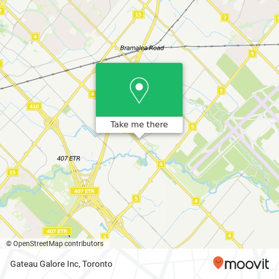Gateau Galore Inc map