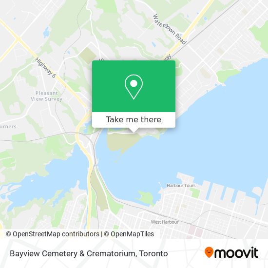 Bayview Cemetery & Crematorium map
