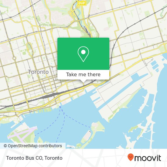 Toronto Bus CO map