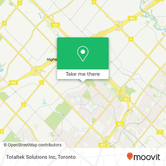 Totaltek Solutions Inc map
