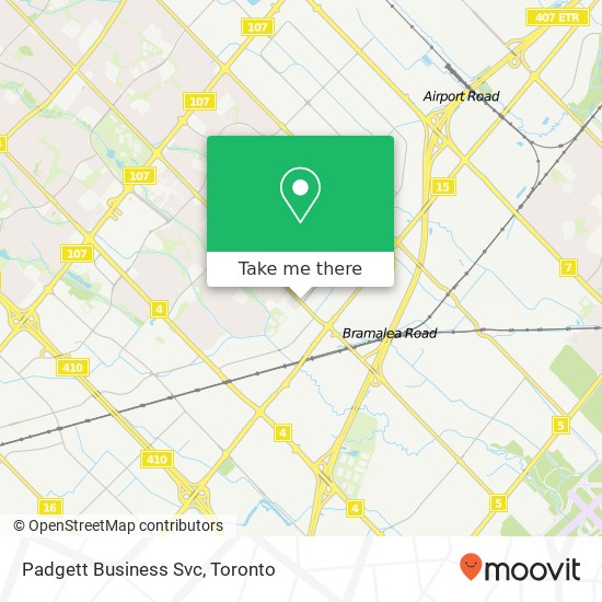 Padgett Business Svc map