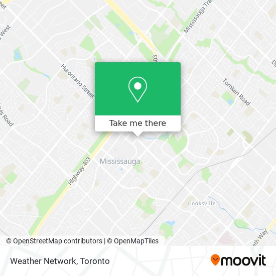 Weather Network map