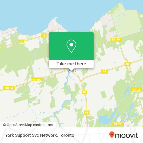 York Support Svc Network map