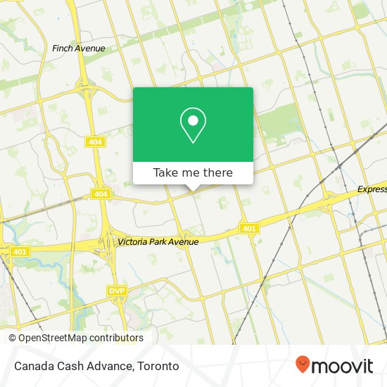 Canada Cash Advance map