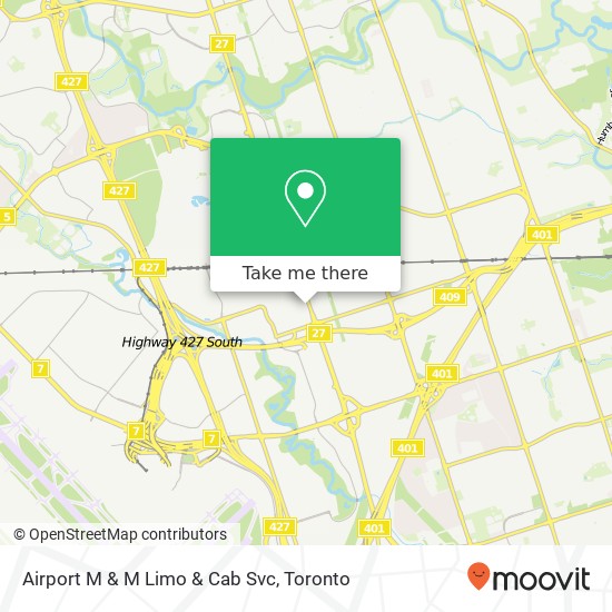 Airport M & M Limo & Cab Svc map