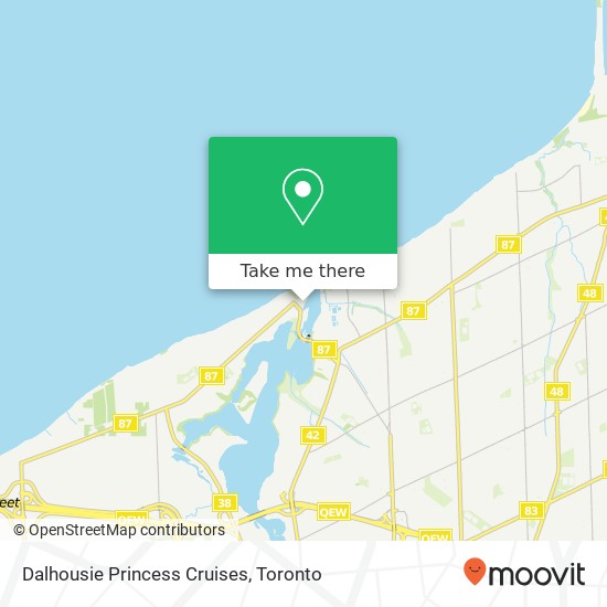 Dalhousie Princess Cruises map